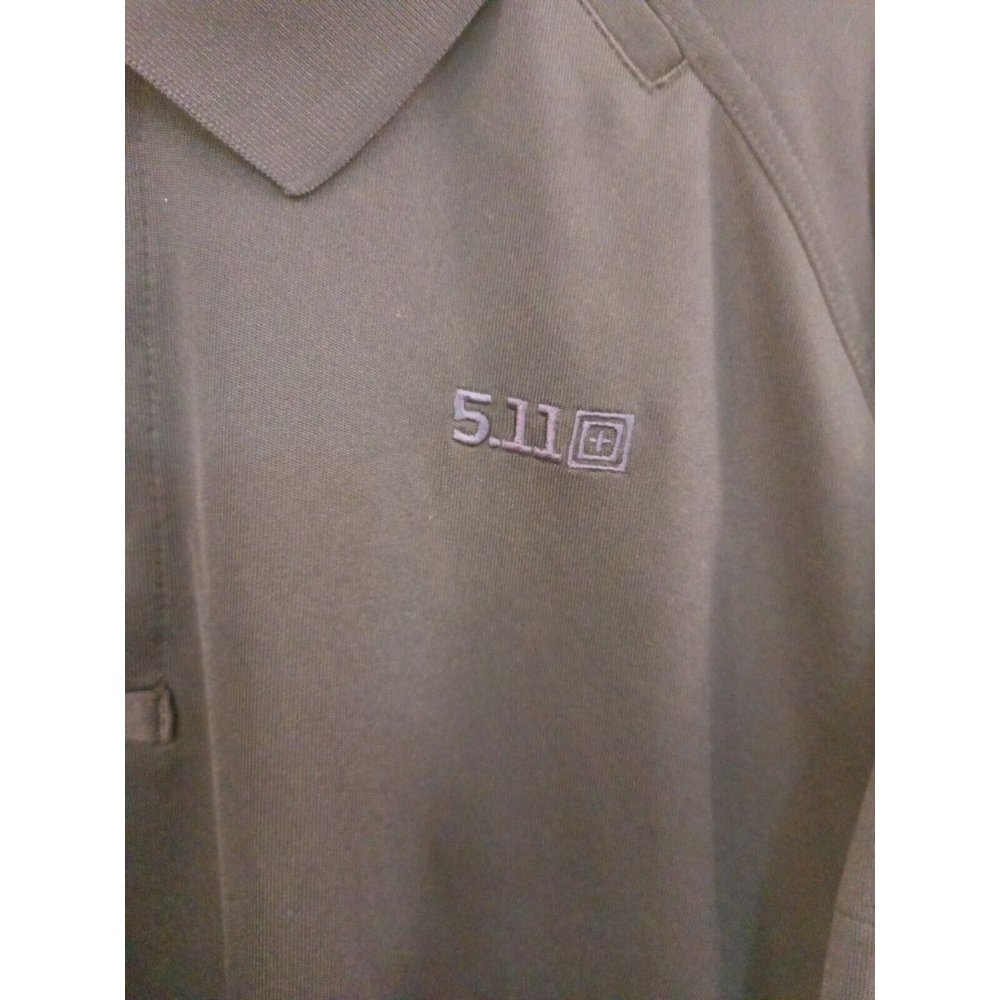 Men's Tactical 511 Black Polo Embroidered Logo Shirt Size X Large - Picture 2 of 11